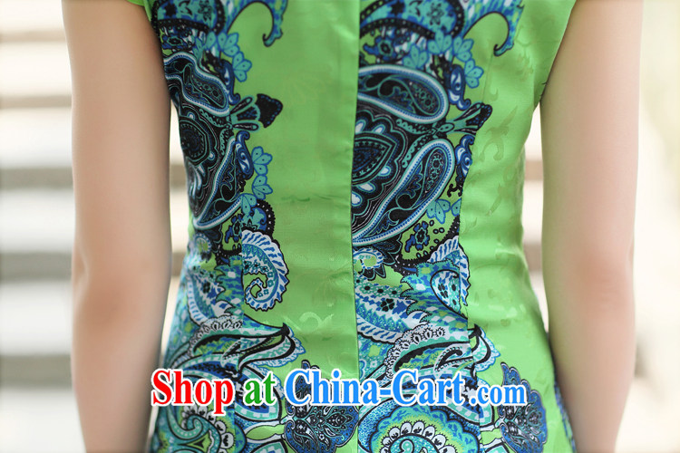 Alice Park 2015 summer new female dress improved elegant and stylish dress short, Retro daily cotton cheongsam dress girls 80 pink yellow M pictures, price, brand platters! Elections are good character, the national distribution, so why buy now enjoy more preferential! Health