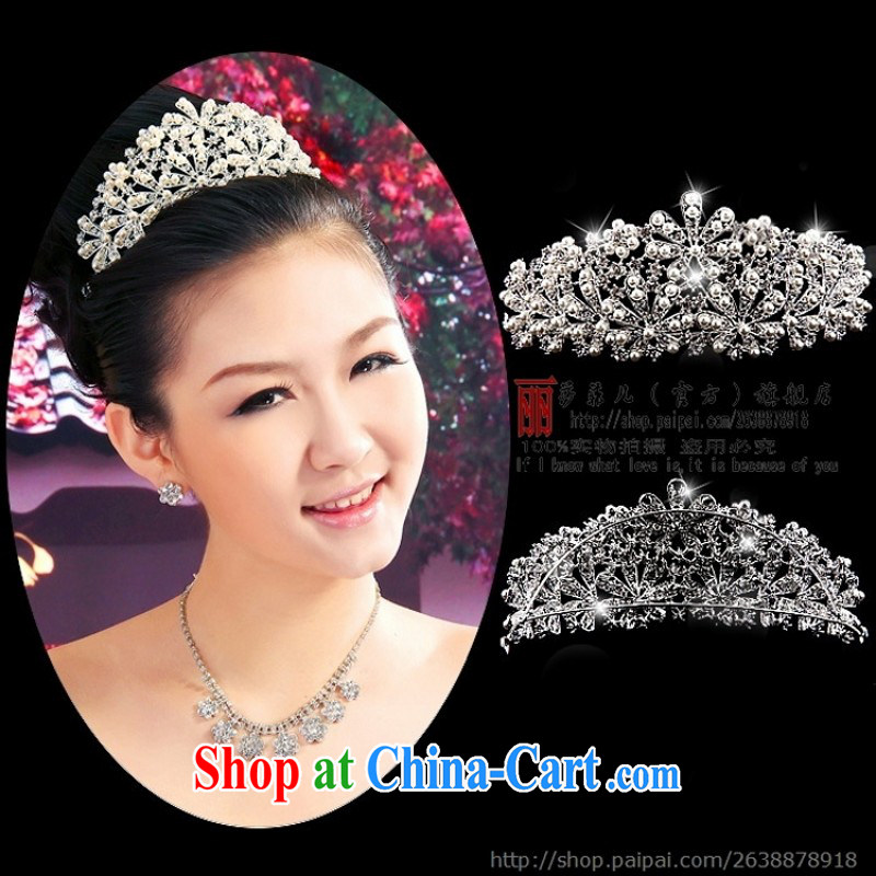 Bridal Crown 3 piece of the Crown and Crown Princess light drill large crown HG 824, love so Pang, shopping on the Internet