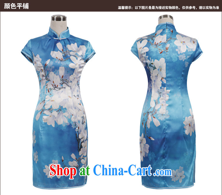 Birds love lightly, Colombia in 2015, the new improved stylish short Silk Cheongsam QD 503 figure - pre-sale 7 days XXL pictures, price, brand platters! Elections are good character, the national distribution, so why buy now enjoy more preferential! Health