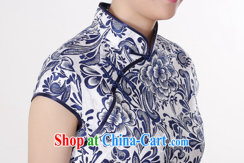And Jing Ge dresses summer improved retro dresses, for a tight cotton stamp Chinese improved cheongsam dress short black Orchid 2 XL pictures, price, brand platters! Elections are good character, the national distribution, so why buy now enjoy more preferential! Health