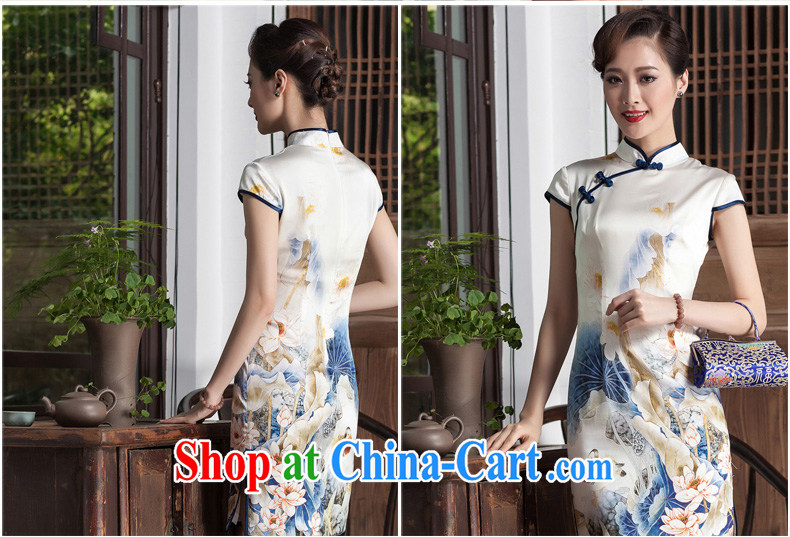 Yin Yue seal 2014 heavy silk high-end goods daily improved dress sauna Korea silk-dress outfit picture color M pictures, price, brand platters! Elections are good character, the national distribution, so why buy now enjoy more preferential! Health