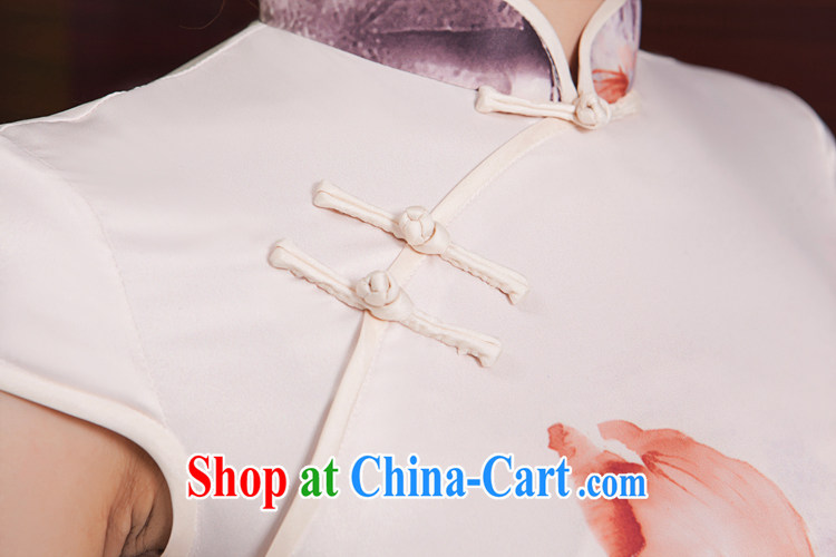 There is embroidery bridal 2014 new summer fashion improved stamp cheongsam dress daily short, cultivating Chinese ice Silk Dresses QP - 397 short, Suzhou XXL shipping pictures, price, brand platters! Elections are good character, the national distribution, so why buy now enjoy more preferential! Health