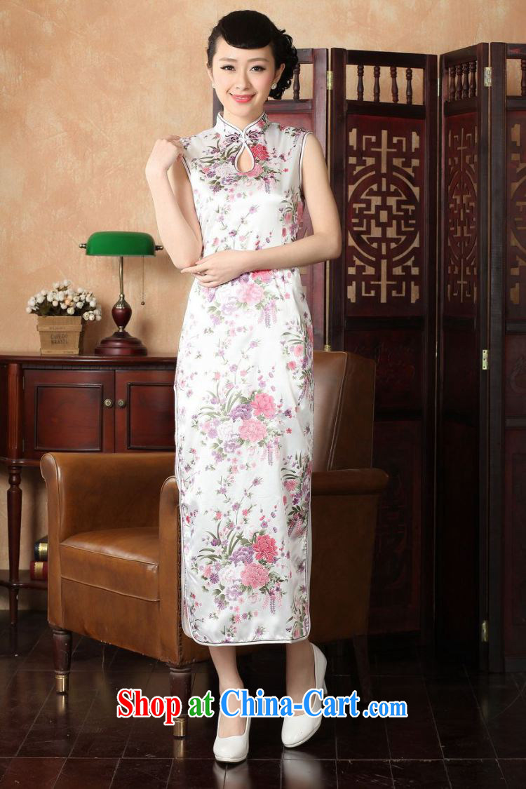 And Jing Ge dresses summer improved retro dresses cotton, stamp duty for Chinese improved cheongsam dress long J 5113 black 2 XL pictures, price, brand platters! Elections are good character, the national distribution, so why buy now enjoy more preferential! Health