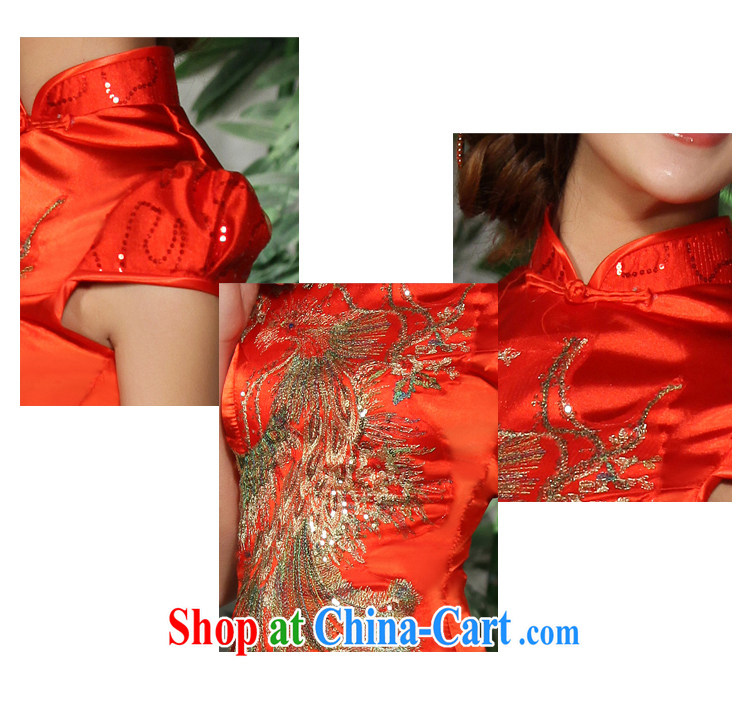 Rain is still clothing and stylish bride toast wedding dresses Chinese refined and elegant short cheongsam, qipao for QP 522 red M pictures, price, brand platters! Elections are good character, the national distribution, so why buy now enjoy more preferential! Health