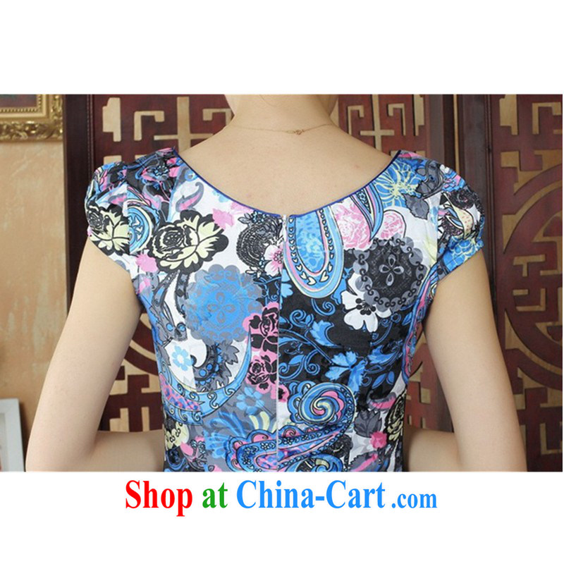 In accordance with the situation in summer 2015 China wind round-collar stamp duty and stylish beauty cheongsam dress LGD/D 0246 #picture color L, in accordance with the situation, and, on-line shopping