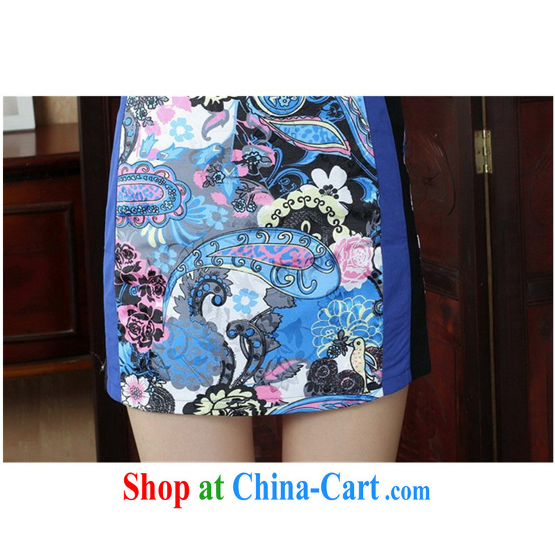 In accordance with the situation in summer 2015 China wind round-collar stamp duty and stylish beauty cheongsam dress LGD/D 0246 #picture color L, in accordance with the situation, and, on-line shopping