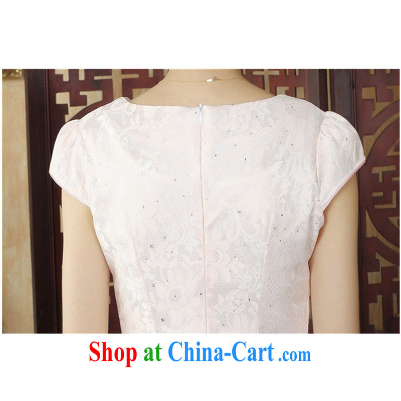 In accordance with the situation in summer 2015 Ethnic Wind plain-color lace collar lace stamp duty cultivating cheongsam dress LGD/D 0245 #picture color 2 XL, in accordance with the situation, and, on-line shopping