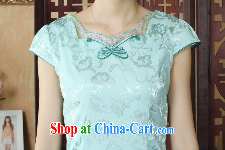 In accordance with the situation in summer 2015 National wind antique stamp stitching lace collar cultivating cheongsam dress LGD/D 0243 #picture color M pictures, price, brand platters! Elections are good character, the national distribution, so why buy now enjoy more preferential! Health