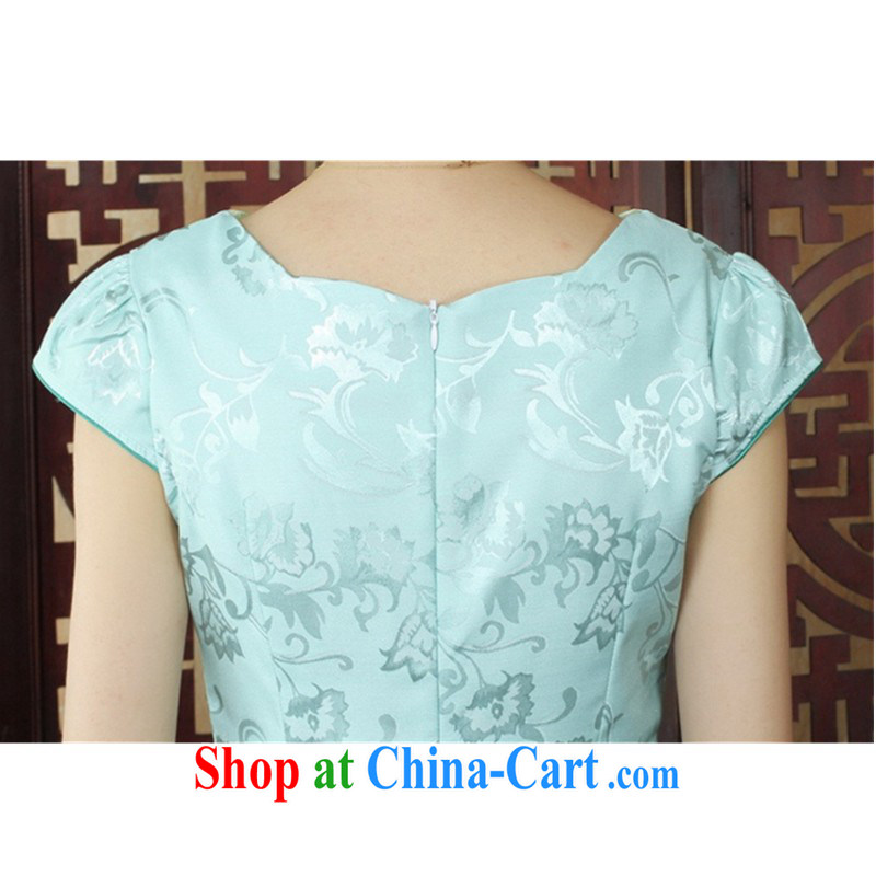 In accordance with the situation in summer 2015 National wind antique stamp duty stitching lace collar cultivating cheongsam dress LGD/D 0243 #picture color M, in accordance with the situation, and, on-line shopping