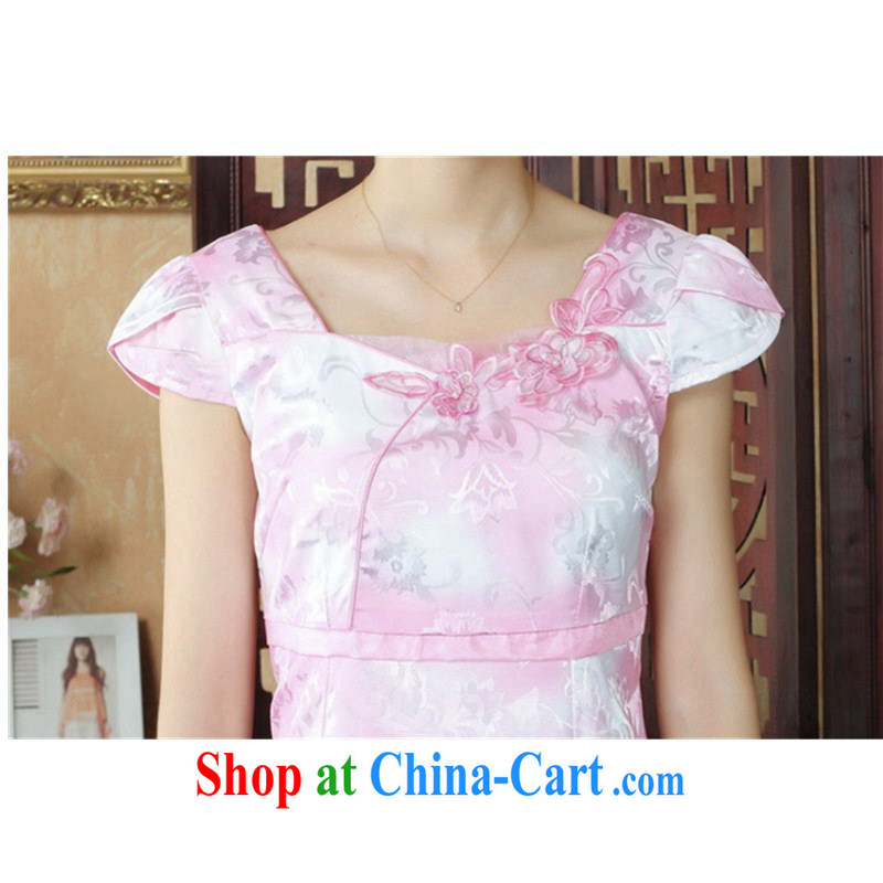 In accordance with the situation in summer 2015 and stylish new products round-mouth embroidered Sau San cheongsam dress LGD/D 0237 #picture color 2 XL, in accordance with the situation, and, on-line shopping