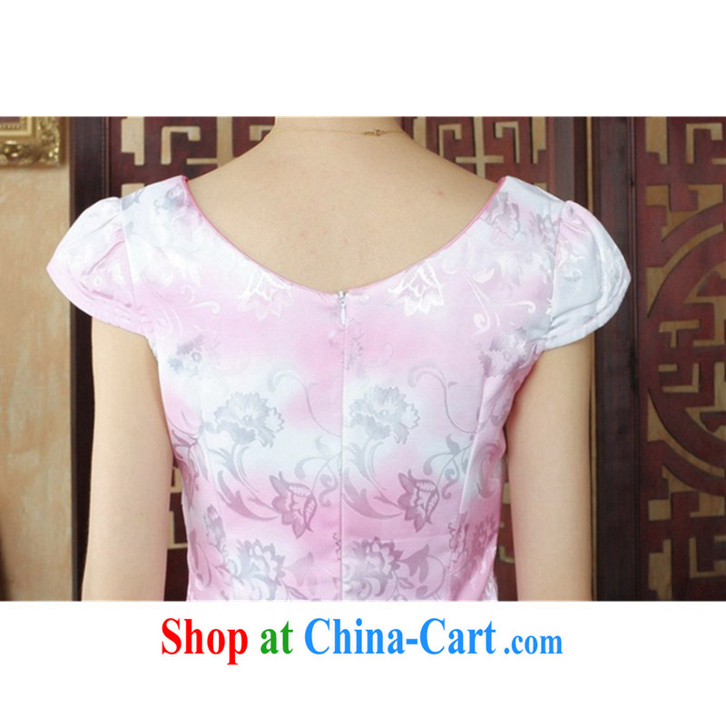 In accordance with the situation in summer 2015 and stylish new products round-mouth embroidered Sau San cheongsam dress LGD/D 0237 #picture color 2 XL, in accordance with the situation, and, on-line shopping