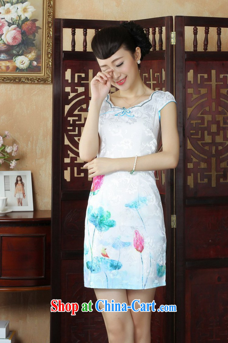 In accordance with the conditions in summer and stylish new round ends antique stamp duty cultivating cheongsam dress LGD/D 0235 #picture color S pictures, price, brand platters! Elections are good character, the national distribution, so why buy now enjoy more preferential! Health