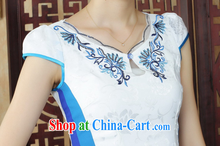 According to the situation in Korea summer edition New Round ends embroidered stitching color beauty cheongsam dress LGD/D 0234 #picture color 2 XL pictures, price, brand platters! Elections are good character, the national distribution, so why buy now enjoy more preferential! Health