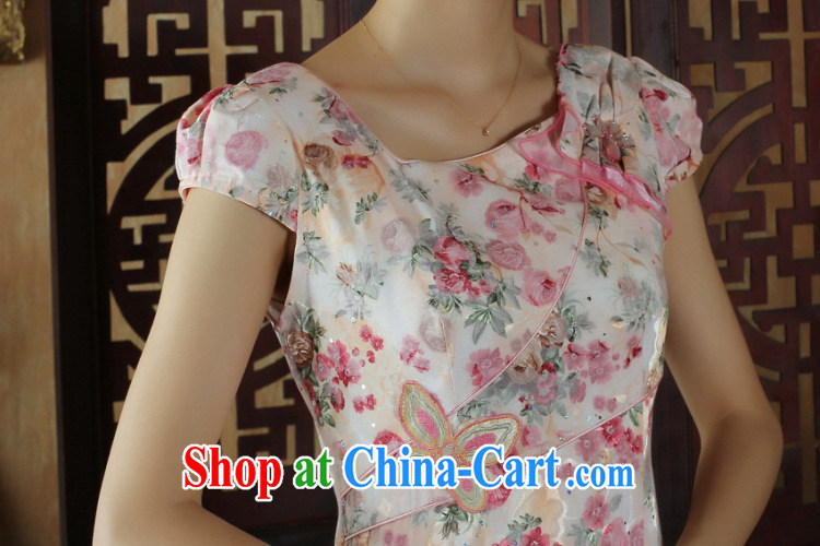 Take the dresses summer load short lace cheongsam dress daily short cheongsam dress skirt 2 pink S pictures, price, brand platters! Elections are good character, the national distribution, so why buy now enjoy more preferential! Health
