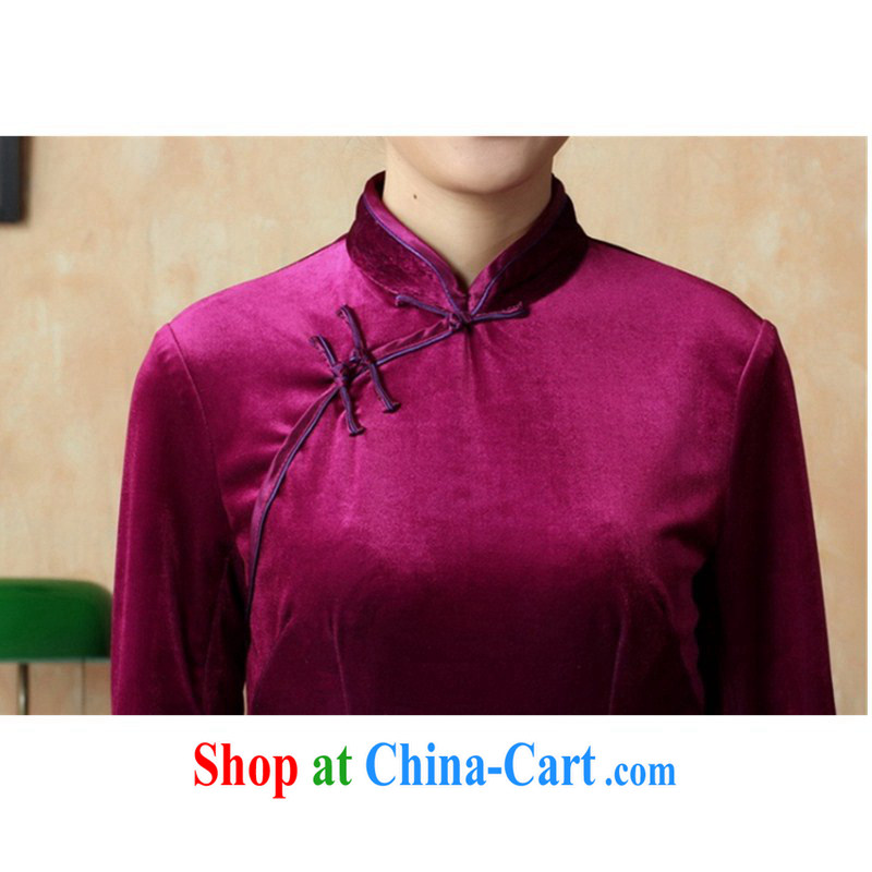 In accordance with the conditions and l stretch the wool painting stylish classic cuff in Sau San Tong with improved short cheongsam LGD/TD 0006 #picture color 2 XL, to rise, and shopping on the Internet