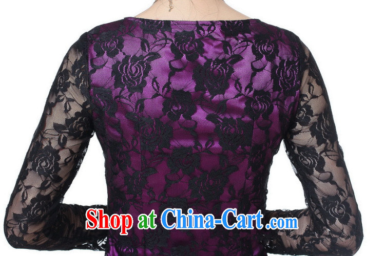 According to the situation in autumn 2015 stylish new round-collar lace stitching cultivating long-sleeved cheongsam dress LGD/E 0018 #picture color 2 XL pictures, price, brand platters! Elections are good character, the national distribution, so why buy now enjoy more preferential! Health