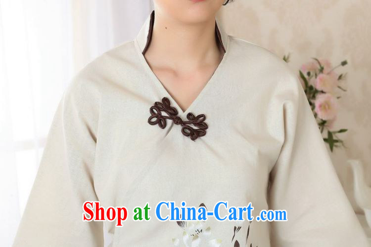 And Jing Ge female Tang Women's clothes summer T-shirt, cotton for the National wind Chinese Han-female enhancement cream 2 XL pictures, price, brand platters! Elections are good character, the national distribution, so why buy now enjoy more preferential! Health