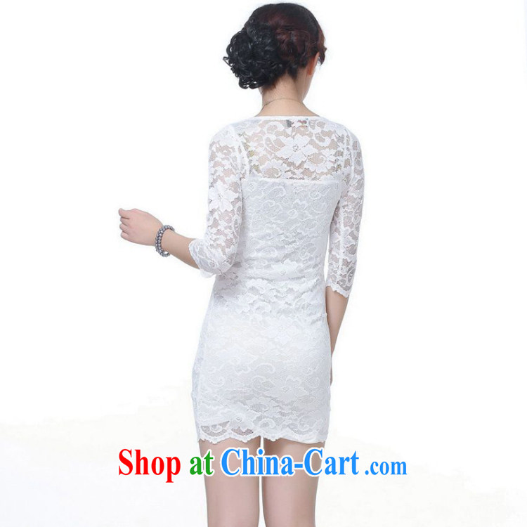 In accordance with the situation in summer 2015 trendy new products round Solid Color lace beauty cheongsam dress LGD/E 0017 #red 2 XL pictures, price, brand platters! Elections are good character, the national distribution, so why buy now enjoy more preferential! Health