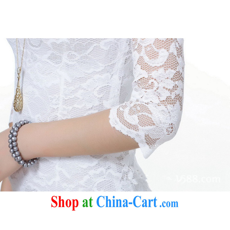 In accordance with the situation in summer 2015 trendy new products the solid color lace-cultivating cheongsam dress LGD/E 0017 #red 2 XL, in accordance with the situation, and, on-line shopping
