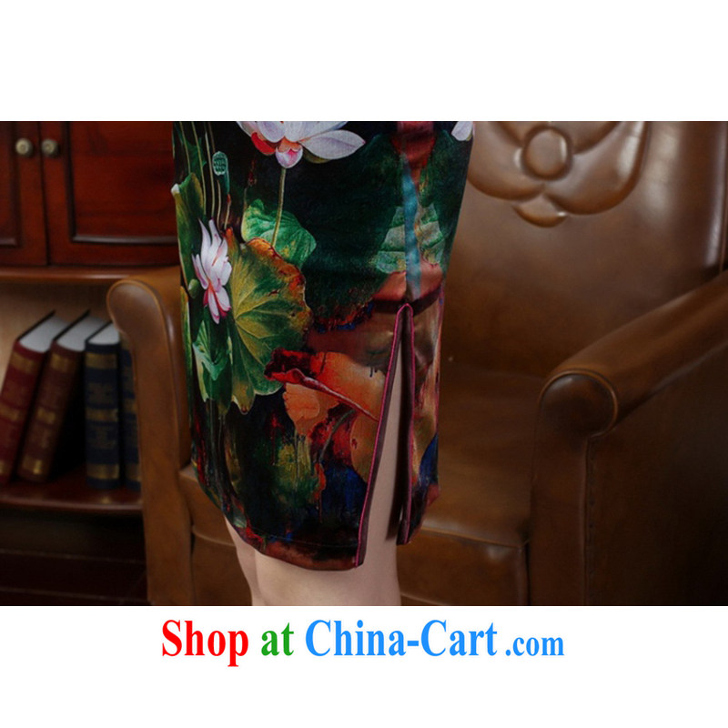 In accordance with the conditions and l stretch the wool painting stylish classic in short sleeves Chinese qipao LGD/TD 0009 #picture color 2 XL, according to the situation, and, shopping on the Internet