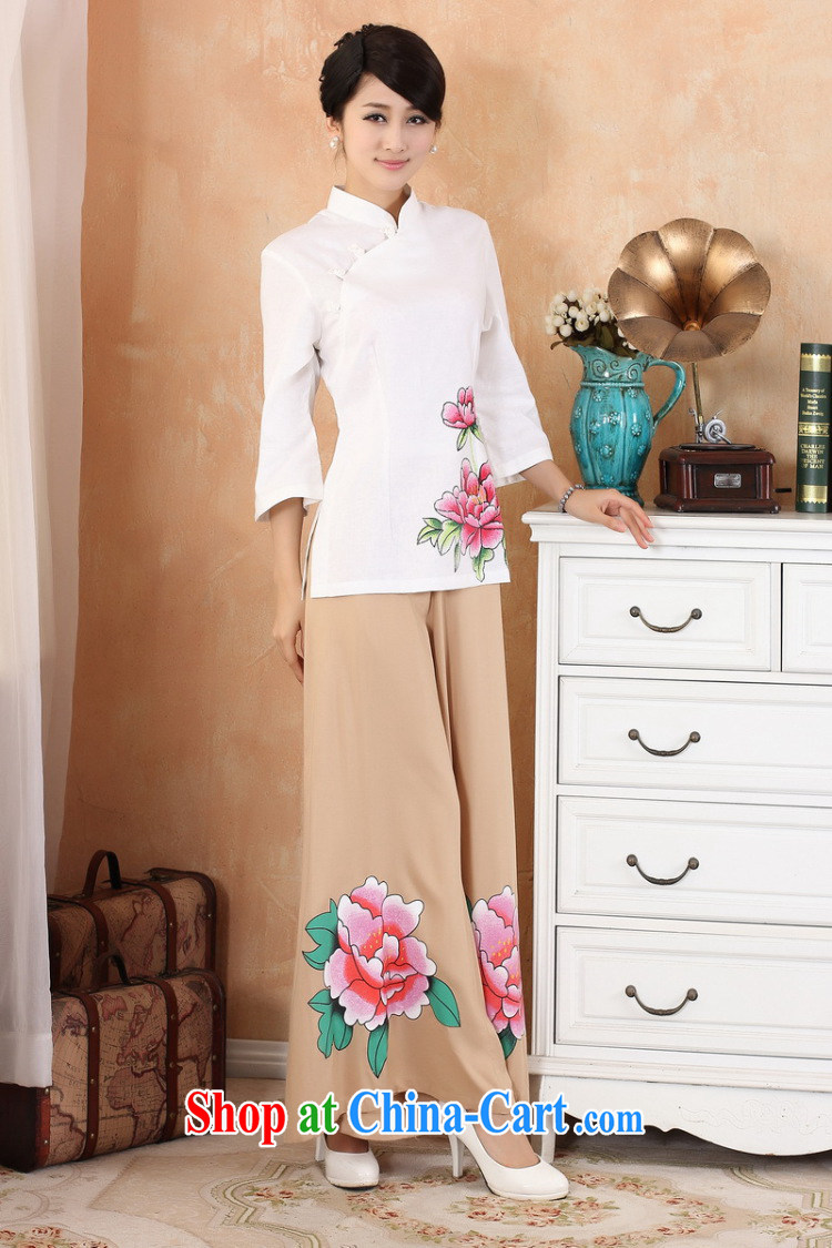 And Jing Ge female Tang Women's clothes summer clothes, stamp duty for Chinese Han-female Enhancement - 2 white 3XL pictures, price, brand platters! Elections are good character, the national distribution, so why buy now enjoy more preferential! Health
