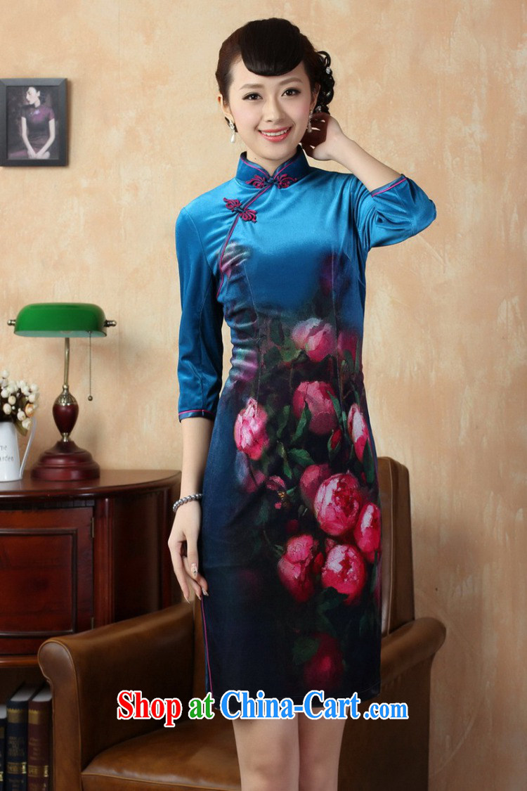 According to L stretch the wool painting stylish classic in short sleeves cheongsam Chinese LGD/TD 0004 #picture color 2 XL pictures, price, brand platters! Elections are good character, the national distribution, so why buy now enjoy more preferential! Health