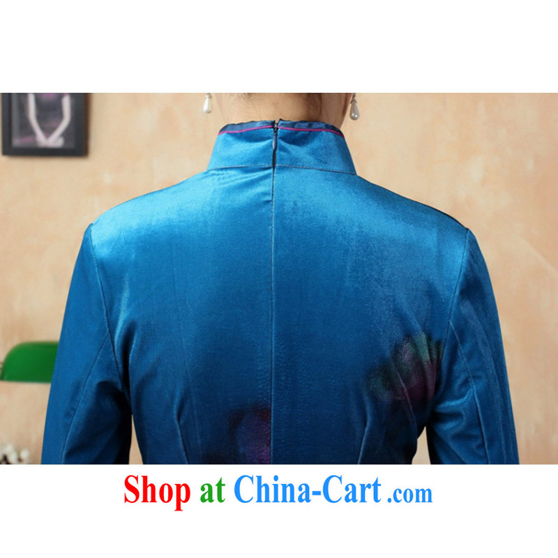 In accordance with the conditions and l stretch the wool painting stylish classic in short sleeves cheongsam Chinese LGD/TD 0004 #picture color 2 XL, in accordance with the situation, and, shopping on the Internet
