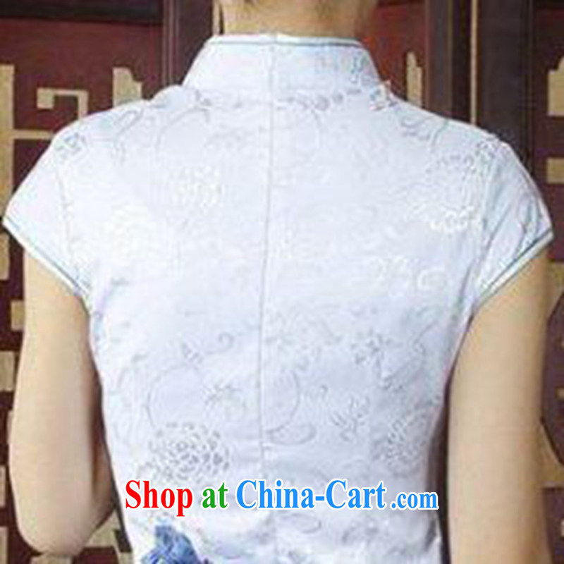 In accordance with the situation in summer 2015, new, for the hard-pressed Ethnic Wind classic mountains and rivers are stamp duty cultivating Chinese qipao LGD/D 0251 #picture color M, in accordance with the situation, and, on-line shopping