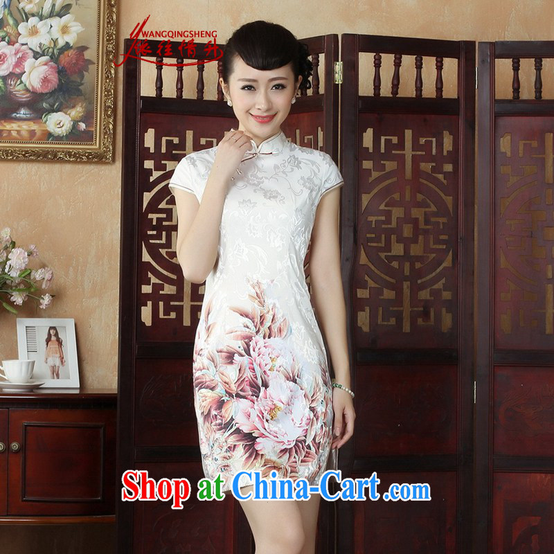 In accordance with the conditions in summer and stylish new ladies' outfit is tight stamp duty cultivating Chinese qipao LGD/D 0250 #picture color 2 XL, in accordance with the situation, and, on-line shopping