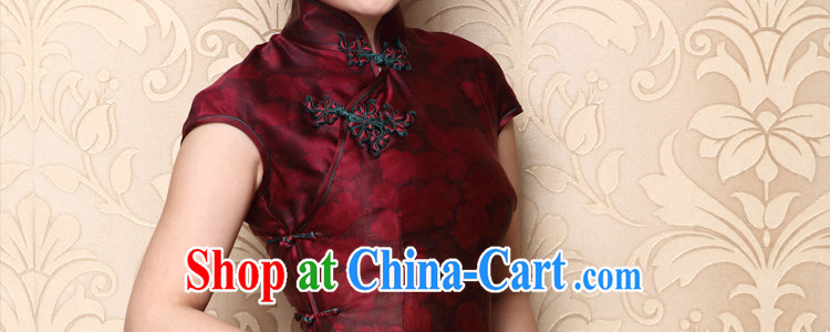 Yin Yue seal new light on the true population Hong Kong cloud yarn high-end goods is a tight retro beauty high on the truck cheongsam dress red XXL pictures, price, brand platters! Elections are good character, the national distribution, so why buy now enjoy more preferential! Health