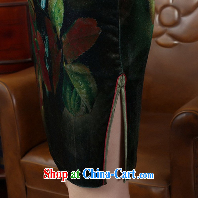 In accordance with the situation in autumn and stylish new products stretch the wool poster classic cuff in Chinese qipao LGD/TD 0002# picture color 2 XL, in accordance with the situation, and, on-line shopping