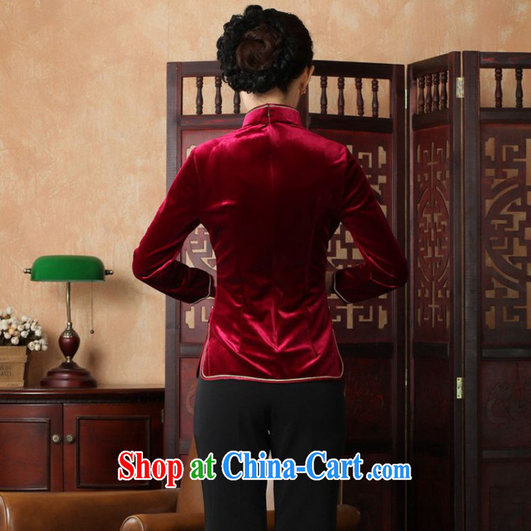 In accordance with the situation in Spring and Autumn and stylish new products, for a tight Solid Color beauty 9 sub-cuff velvet cheongsam shirt LGD/A 0064 #black 3 XL pictures, price, brand platters! Elections are good character, the national distribution, so why buy now enjoy more preferential! Health