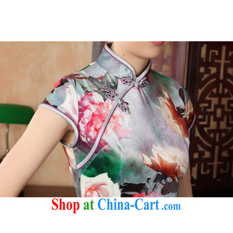 In accordance with the situation in summer new stylish classic stretch the wool poster short-sleeved Chinese qipao LGD/TD 0012 #picture color 2 XL, in accordance with the situation, and, on-line shopping