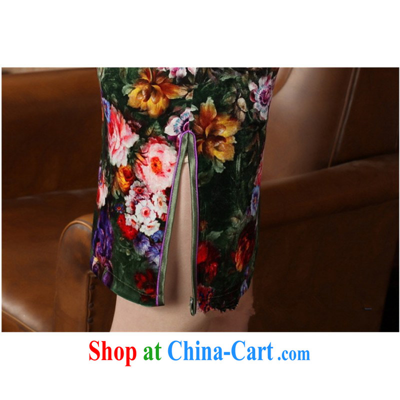 In accordance with the situation in summer new stylish classic stretch the wool poster short-sleeved Chinese qipao LGD/TD 0012 - A #picture color 2 XL, to rise, and shopping on the Internet