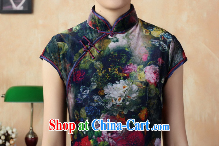 According to summer in new stylish classic stretch gold velour poster short-sleeve Chinese qipao LGD/TD 0011 #picture color 2 XL pictures, price, brand platters! Elections are good character, the national distribution, so why buy now enjoy more preferential! Health