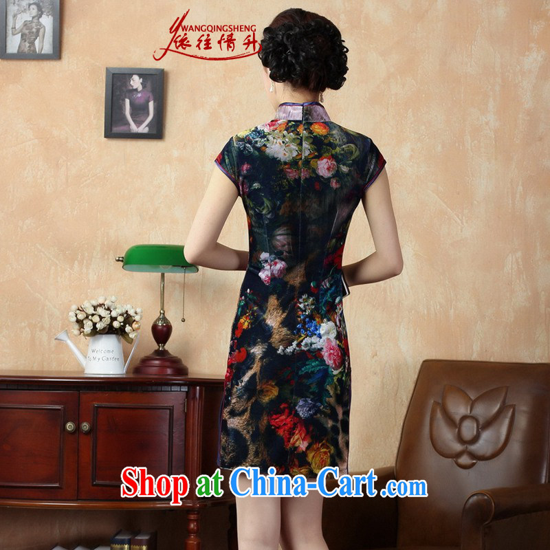 In accordance with the situation in summer new stylish classic stretch the wool poster short-sleeved Chinese qipao LGD/TD 0011 #picture color 2 XL, in accordance with the situation, and, on-line shopping