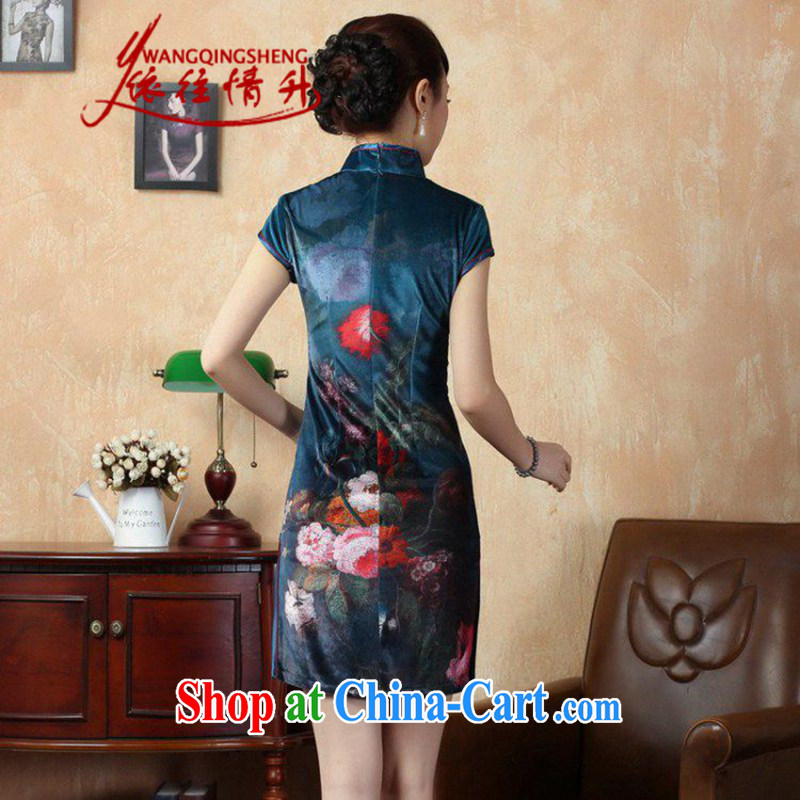 In accordance with the situation in summer new stylish classic stretch the wool poster short-sleeved Chinese qipao LGD/TD 0011 - A #picture color 2 XL, to rise, and shopping on the Internet