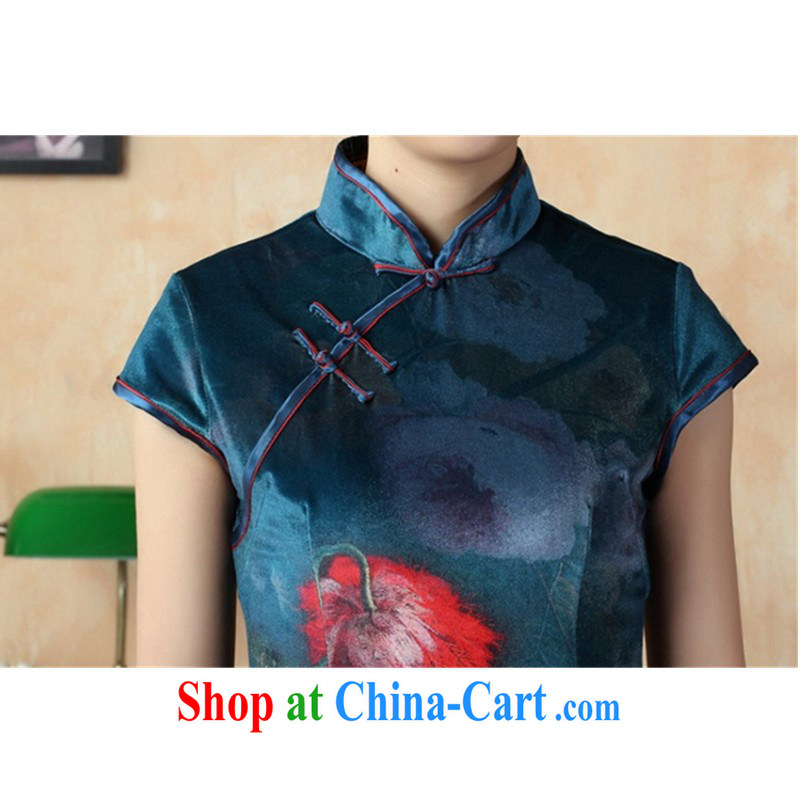 In accordance with the situation in summer new stylish classic stretch the wool poster short-sleeved Chinese qipao LGD/TD 0011 - A #picture color 2 XL, to rise, and shopping on the Internet