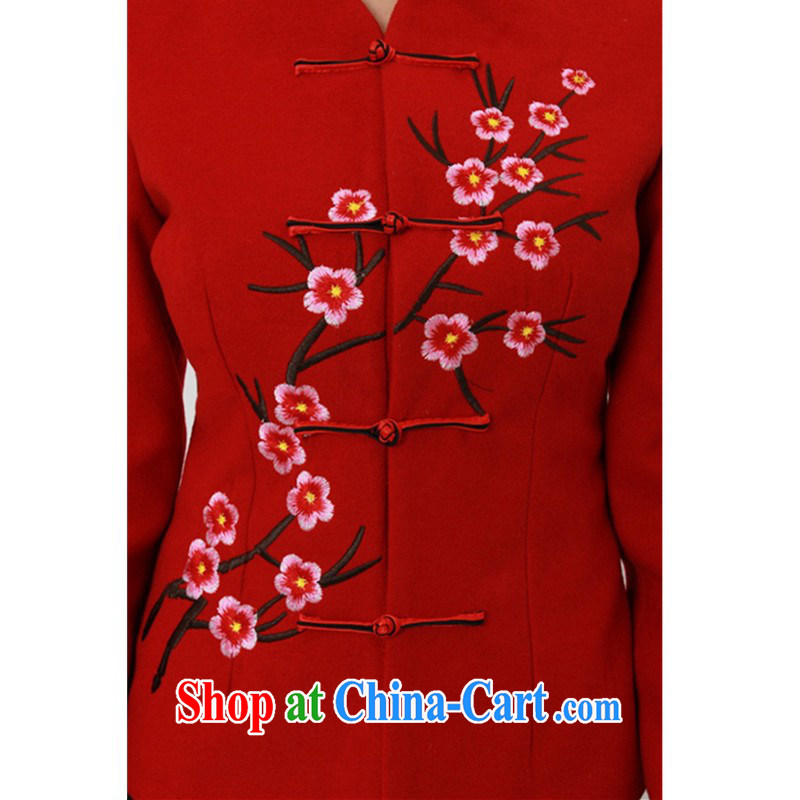 In accordance with the conditions and in spring and autumn and winter and stylish new products for the embroidery is gross Sau San Tong jackets LGD/J 0055 # of red 2 XL, in accordance with the situation, and, on-line shopping