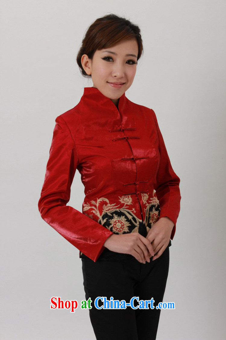 In accordance with the situation in autumn and winter fashion new products, for cultivating shirt embroidered Tang jackets LGD/J 0056 #wine red 3 XL pictures, price, brand platters! Elections are good character, the national distribution, so why buy now enjoy more preferential! Health