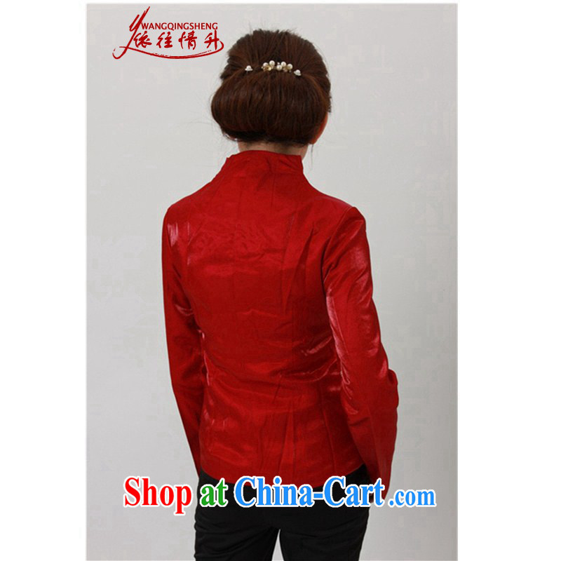 In accordance with the conditions and in autumn and winter fashion new products, for cultivating T-shirt embroidered Tang jackets LGD/J 0056 #wine red 3 XL, in accordance with the situation, and, on-line shopping