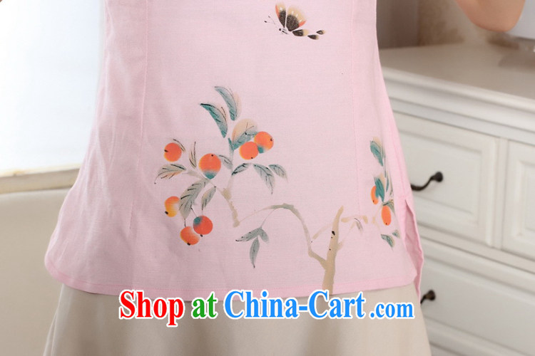 According to the conditions in summer and stylish new short-sleeved cotton Ma hand painted Ethnic Wind Chinese T-shirt LGD/A 0073 #picture color 2 XL pictures, price, brand platters! Elections are good character, the national distribution, so why buy now enjoy more preferential! Health