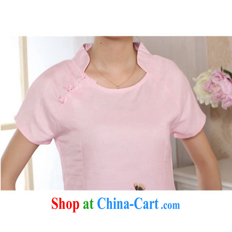 According to the conditions in summer and stylish new short-sleeved cotton the hand painted Ethnic Wind Chinese T-shirt LGD/A 0073 #picture color 2 XL, in accordance with the situation, and, shopping on the Internet