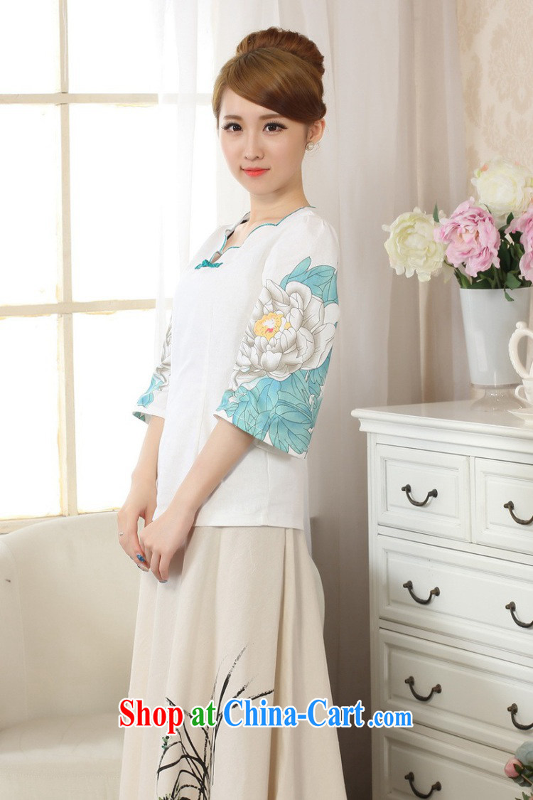 According to the conditions in summer and stylish new linen hand-painted Ethnic Wind horn sleeveless Tang replace LGD/A 0066 #picture color 2 XL pictures, price, brand platters! Elections are good character, the national distribution, so why buy now enjoy more preferential! Health