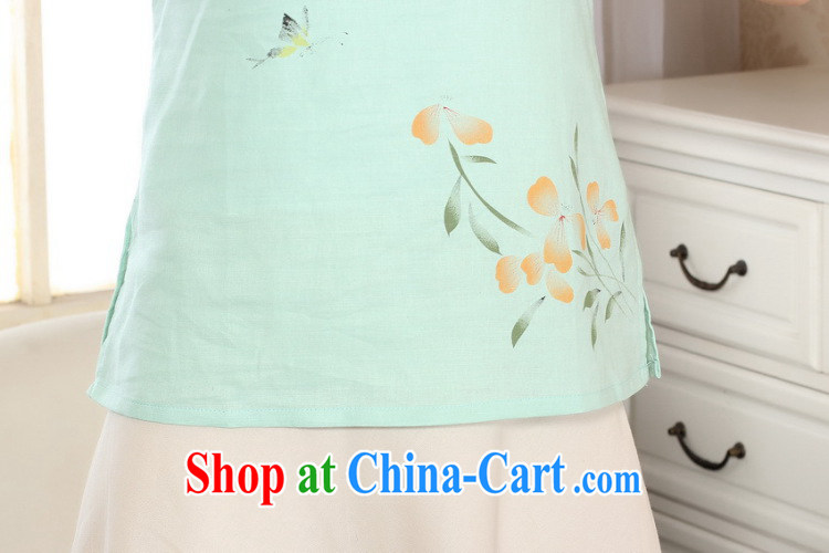 Take the new summer retro hand-painted dresses T-shirt short-sleeved cotton Ma hand-painted shirt ethnic wind women A picture color 2 XL pictures, price, brand platters! Elections are good character, the national distribution, so why buy now enjoy more preferential! Health