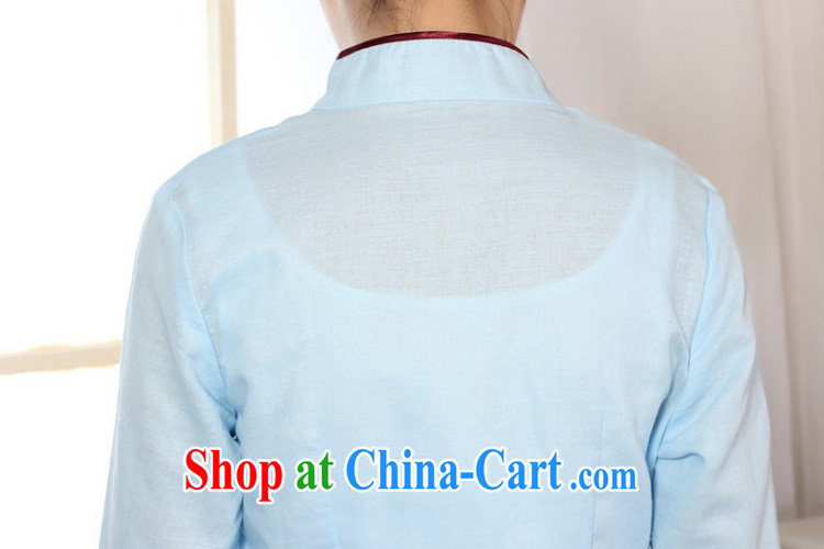 According to summer in stylish new linen Ethnic Wind hand-painted blouses Sau San Tong load LGD/A 0070 #2 sky XL pictures, price, brand platters! Elections are good character, the national distribution, so why buy now enjoy more preferential! Health