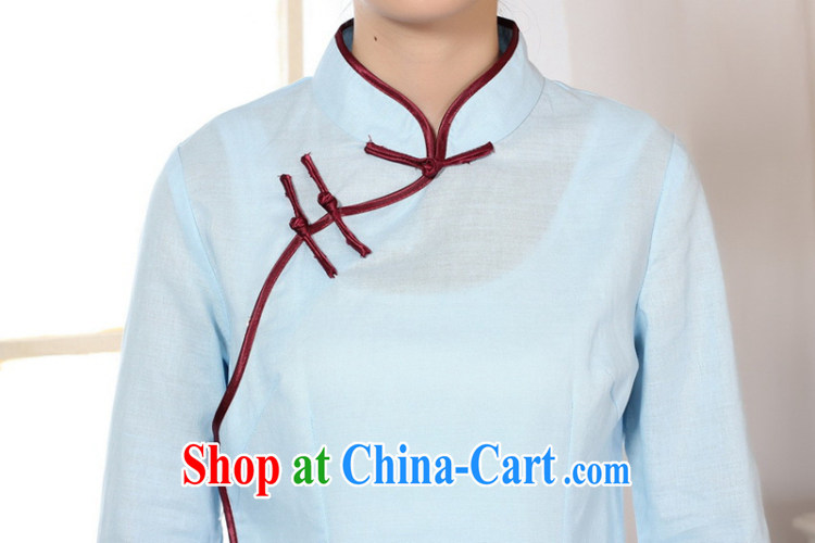 According to summer in stylish new linen Ethnic Wind hand-painted blouses Sau San Tong load LGD/A 0070 #2 sky XL pictures, price, brand platters! Elections are good character, the national distribution, so why buy now enjoy more preferential! Health