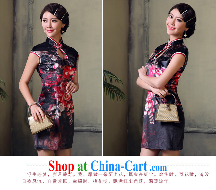The CYD HO Kwun Tong' Night of summer 2015 with sexy retro dresses short back exposed, for digital stamp cheongsam dress G 93,115 fancy XXL pictures, price, brand platters! Elections are good character, the national distribution, so why buy now enjoy more preferential! Health