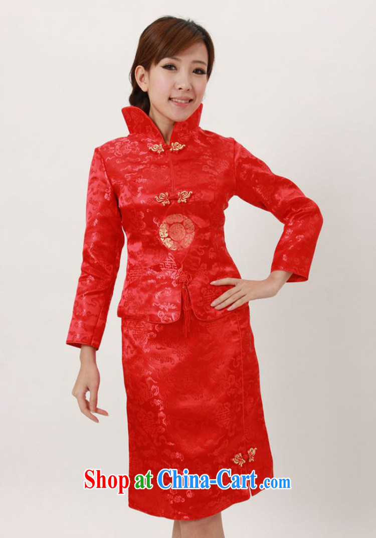 According to the situation in autumn and winter, new, for cultivating two-piece Chinese qipao bride toast serving serving LGD/Q 0009 #red 2 XL pictures, price, brand platters! Elections are good character, the national distribution, so why buy now enjoy more preferential! Health