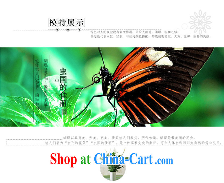 The CYD HO Kwun Tong' Swallowtail Butterfly 2014 summer upscale Silk Cheongsam new retro elegant stamp female QD 4119 dark XXL pictures, price, brand platters! Elections are good character, the national distribution, so why buy now enjoy more preferential! Health